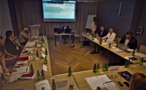 Pierwsze posiedzenie zarządu PTS; fot. archiwum PTS